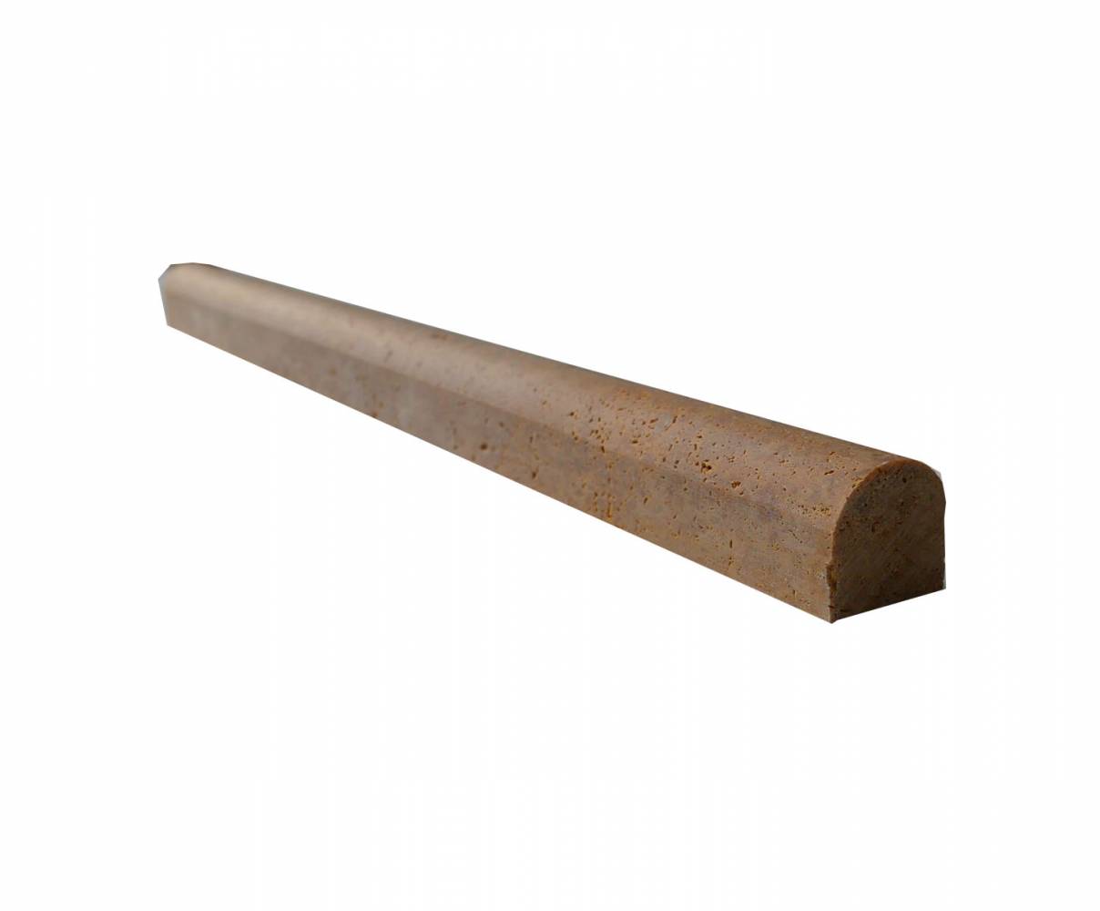 Natursteinbord�re Travertin Noce Modell Bullnose
