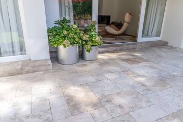 Travertinplatten Noce getrommelt 40 x 60 cm