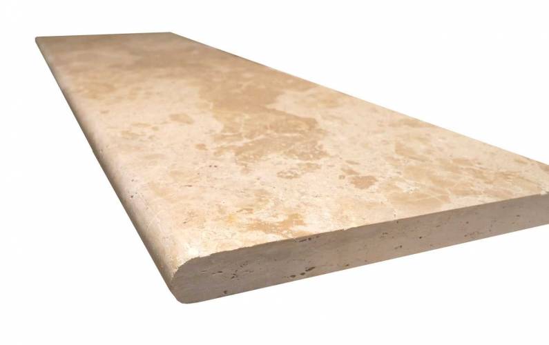 Poolrandstein 100 cm aus Travertin Naturstein 
