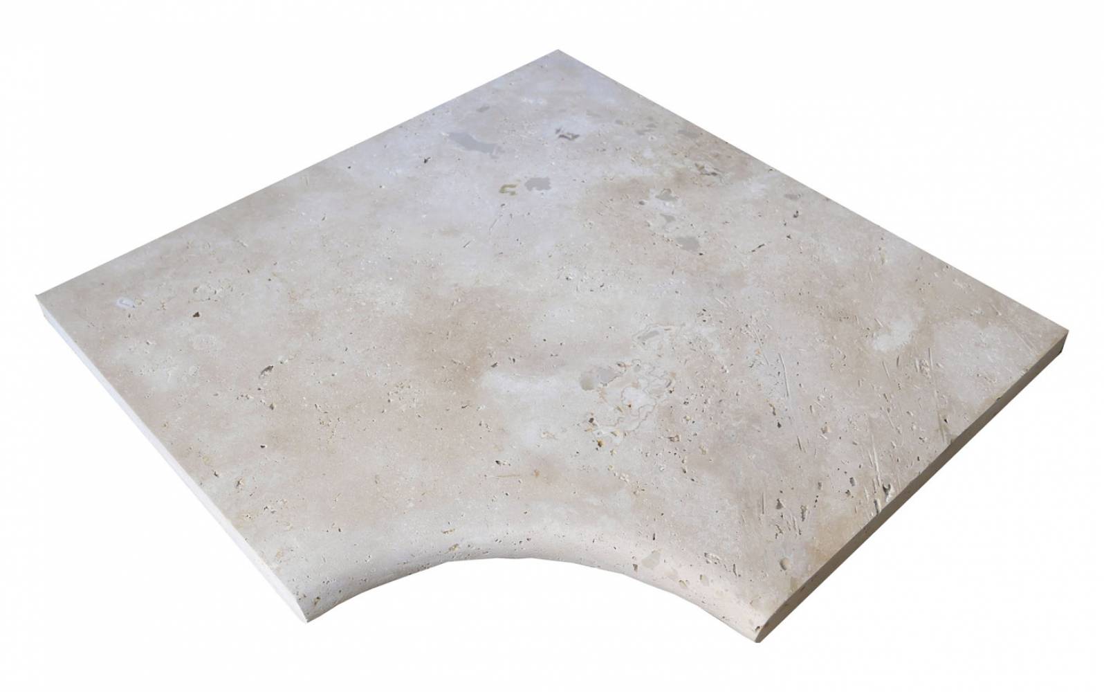 Travertin Stein Poolecke f�r Poolumrandung