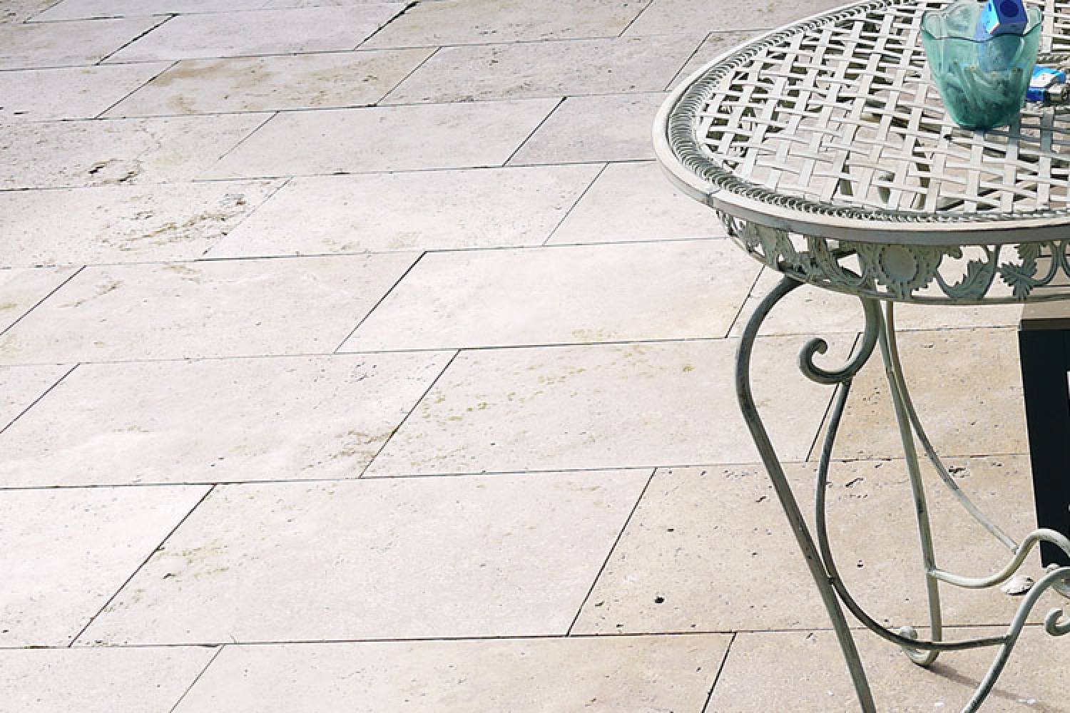 Travertinplatten Noce gebuerstet 40 x 60 cm